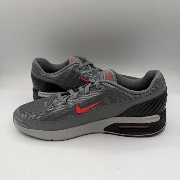 Nike Air Max Bia Running Shoes Mens Sz 9.5 Smoke Grey/Bright Crimson IF2624-002